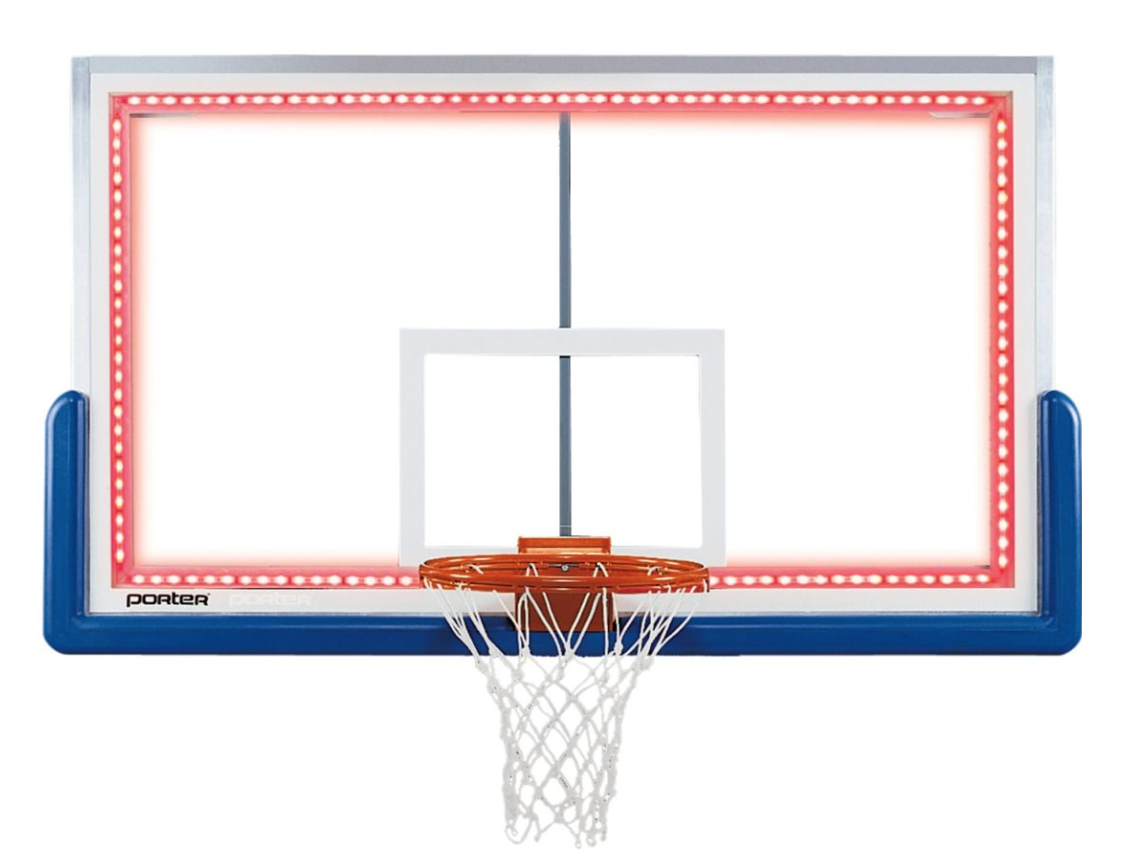 Backboard With Buzzer Beater Lights
